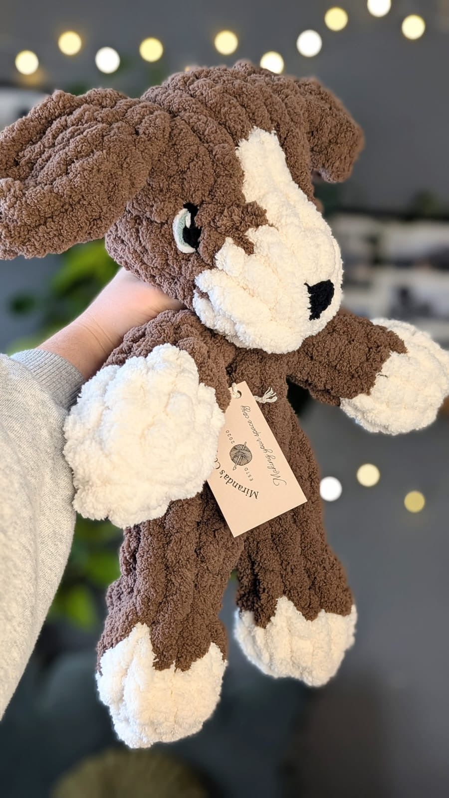 Chunky Knit Puppy Snuggler