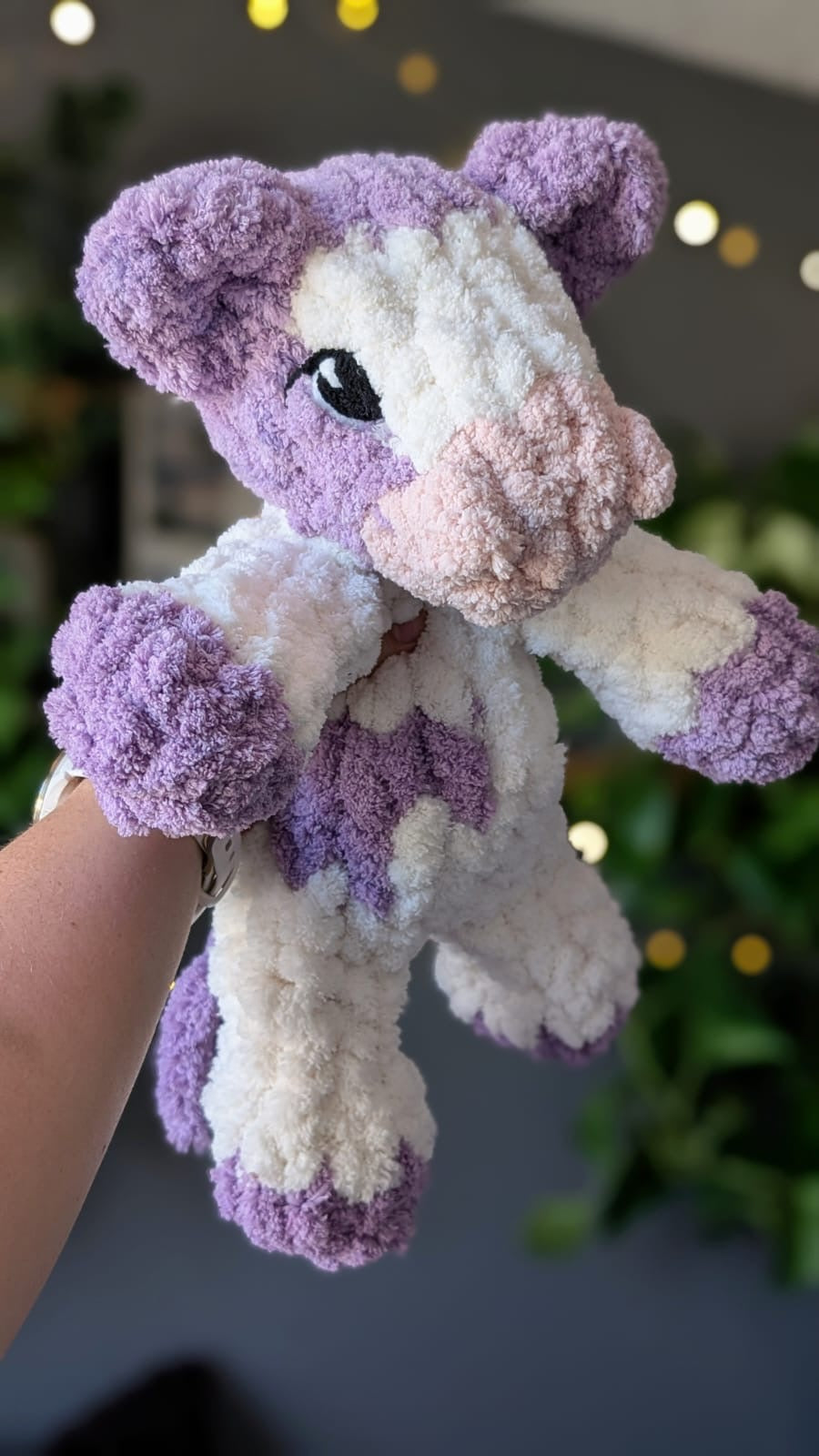 Chunky Knit Cow Snuggler