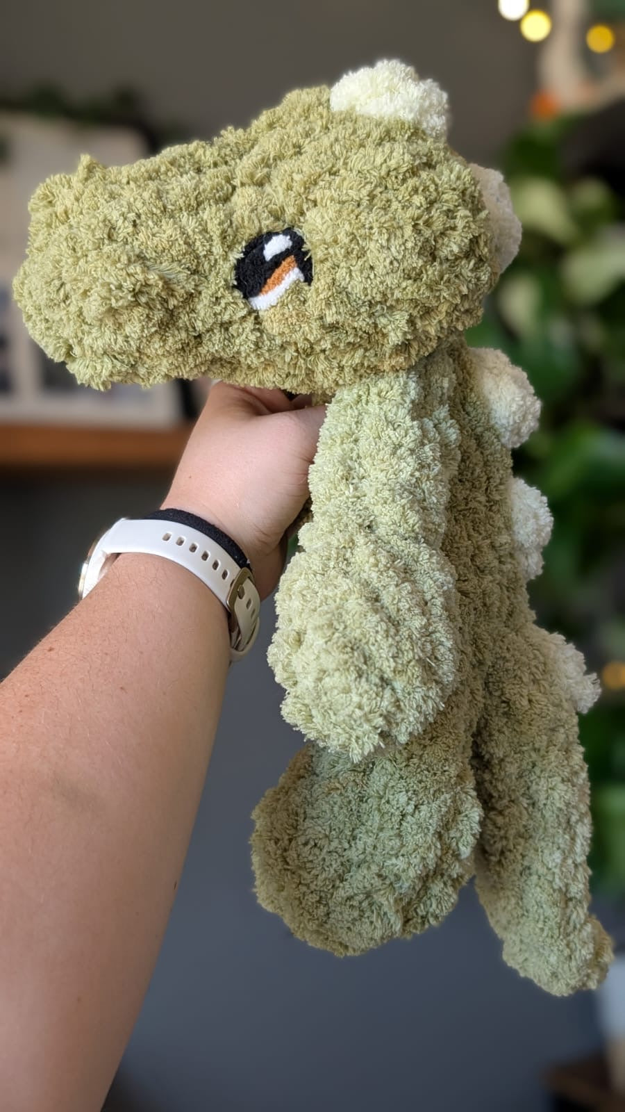 Chunky Knit T Rex Snuggler