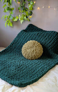 Forest Green Throw