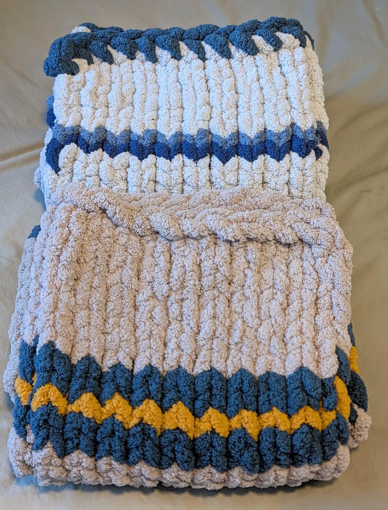 Chunky Knit Baby Blanket