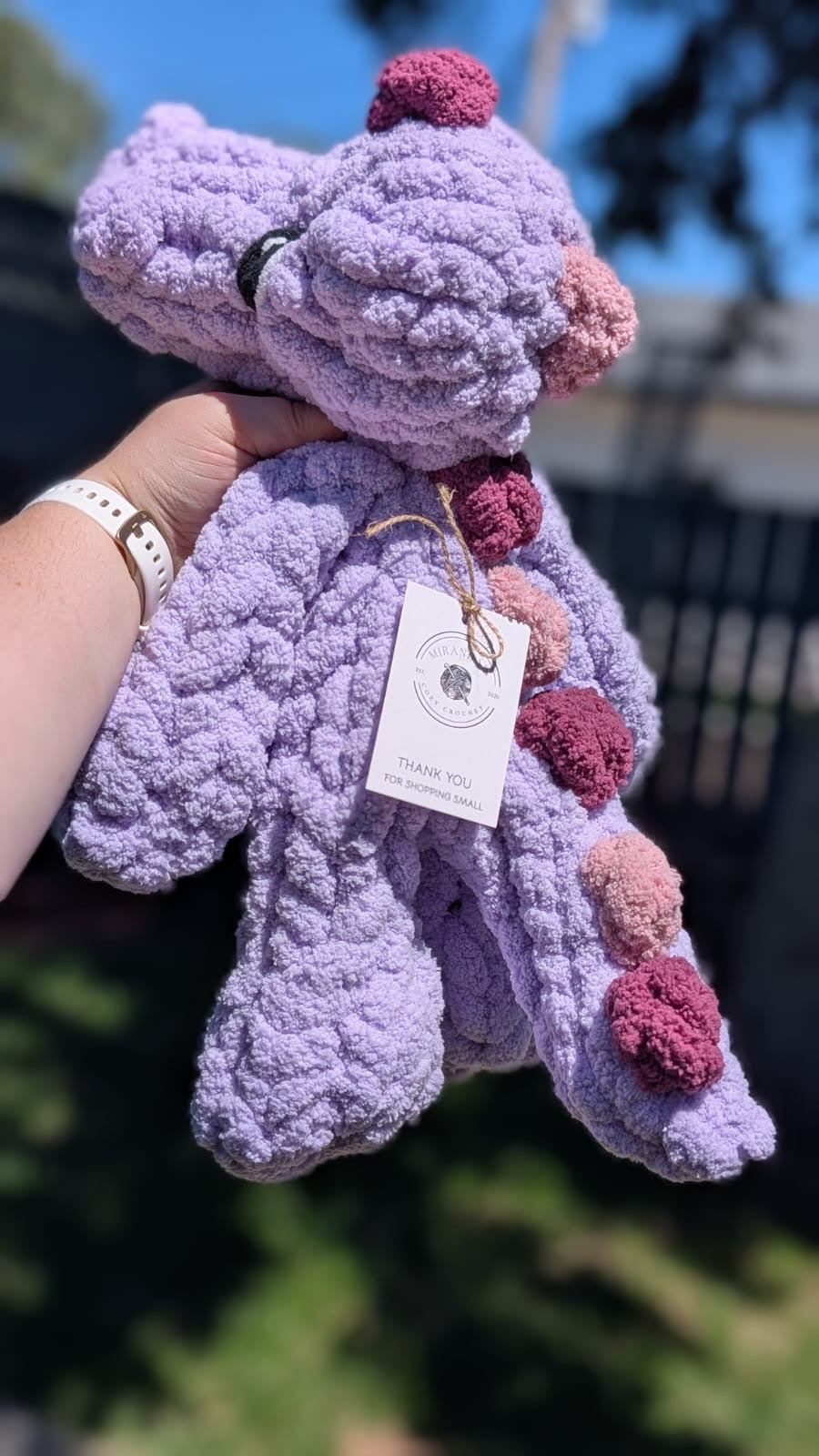 Chunky Knit T Rex Snuggler