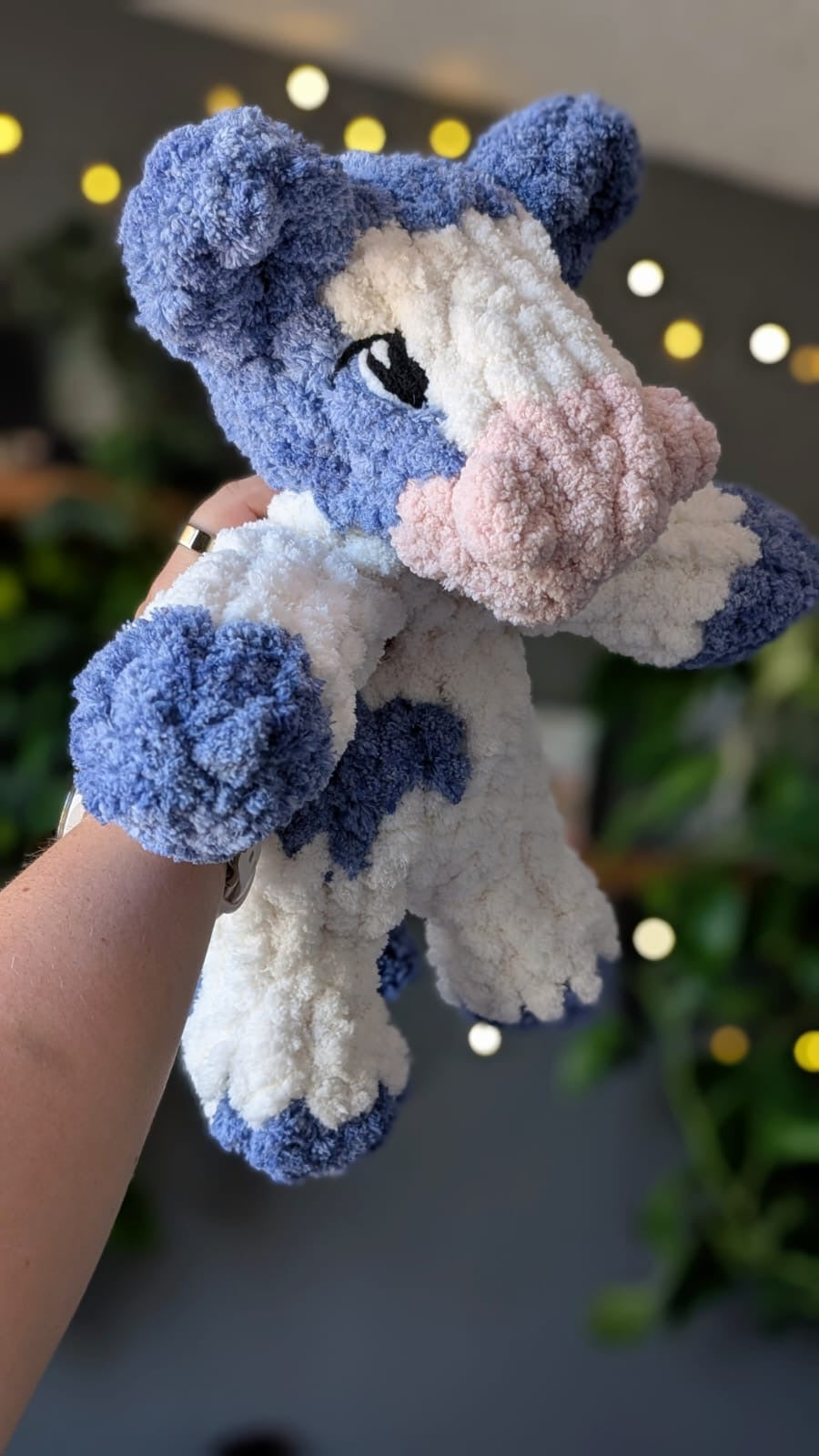 Chunky Knit Cow Snuggler