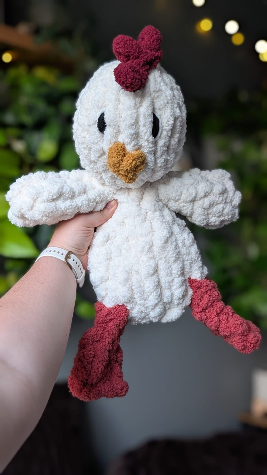 Chunky Knit Chicken Snuggler