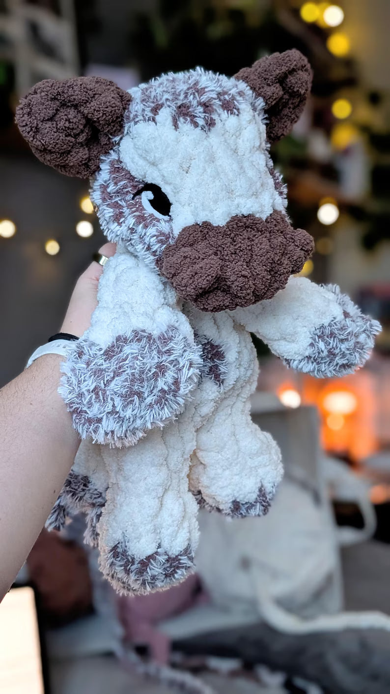Chunky Knit Cow Snuggler