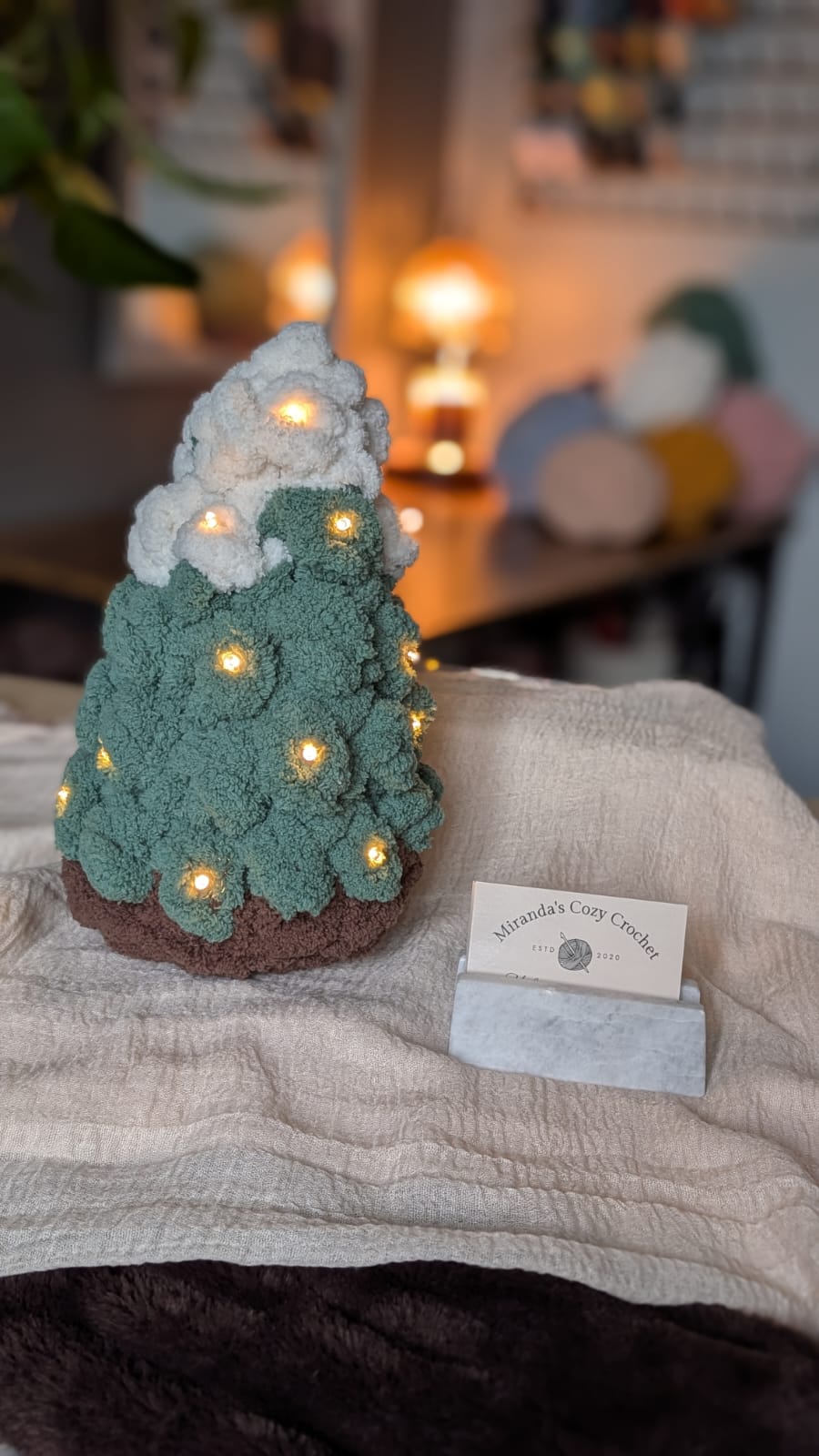 Chunky Knit Light Up Trees