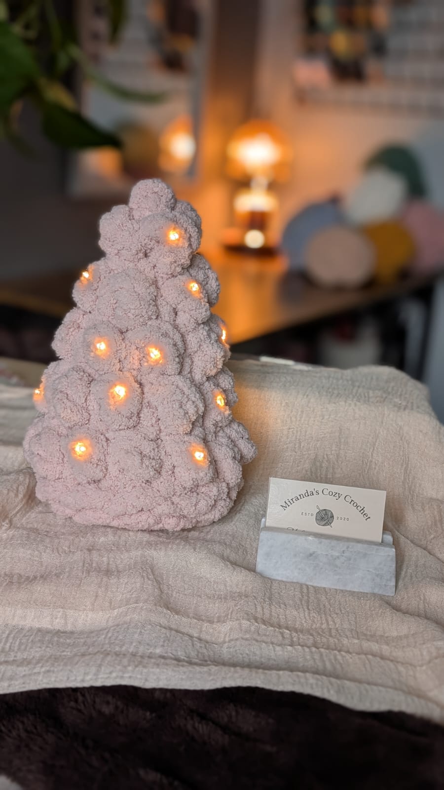 Chunky Knit Light Up Trees