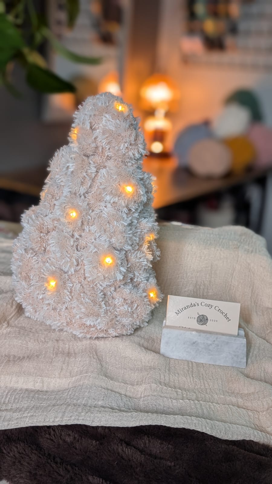 Chunky Knit Light Up Trees