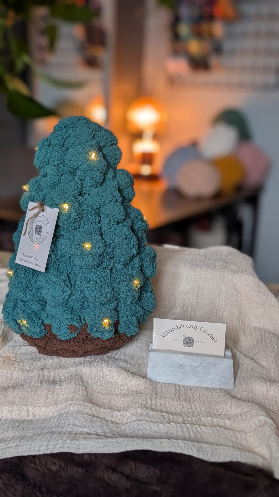 Chunky Knit Light Up Trees