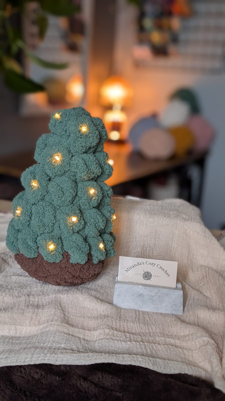 Chunky Knit Light Up Trees