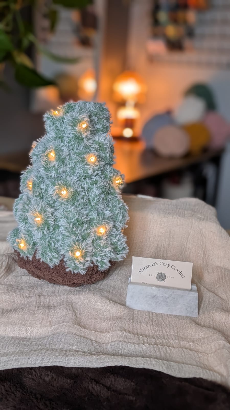 Chunky Knit Light Up Trees