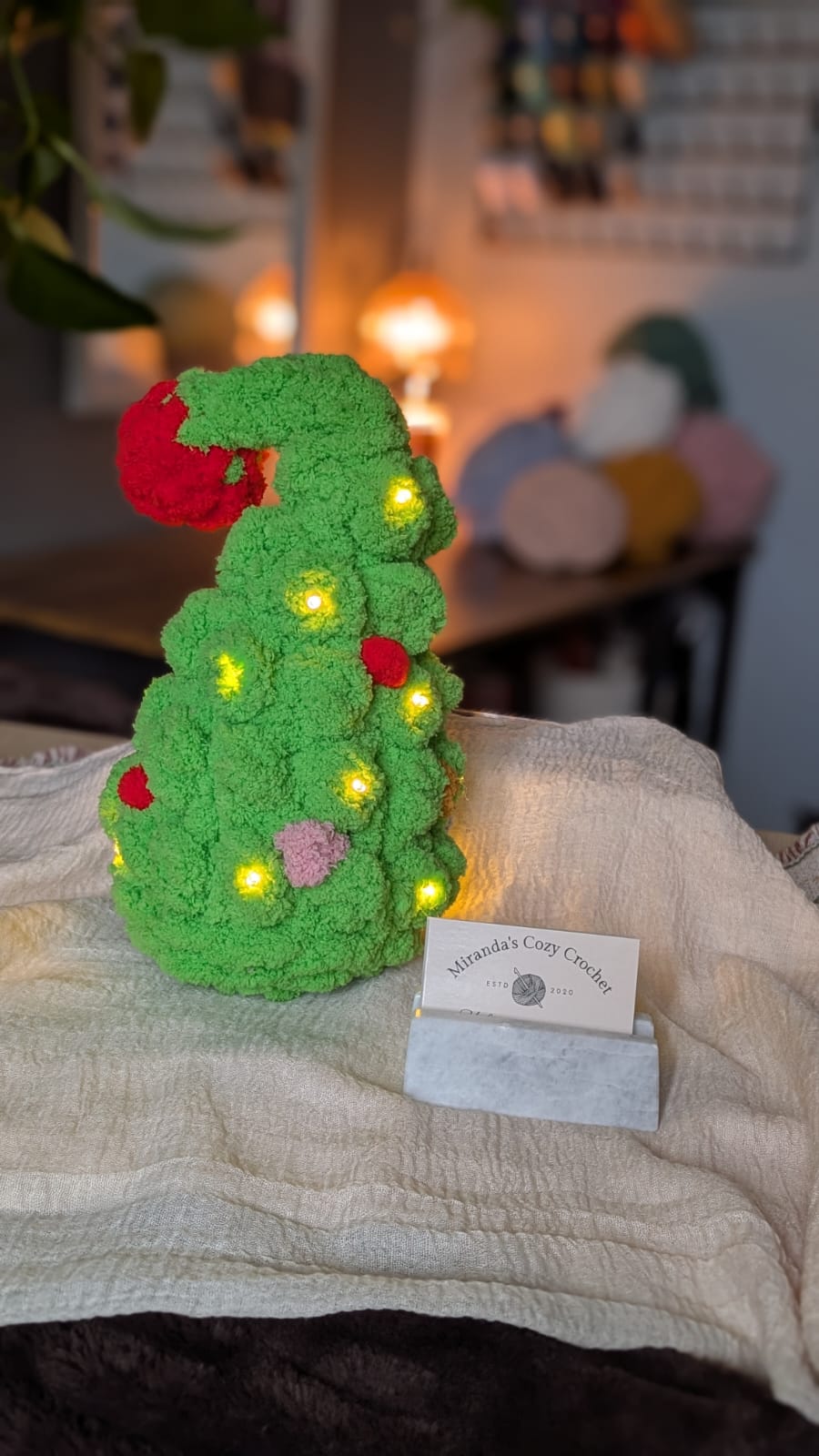 Chunky Knit Light Up Trees
