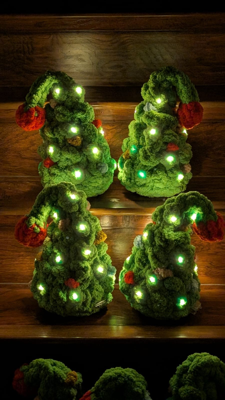 Chunky Knit Light Up Trees