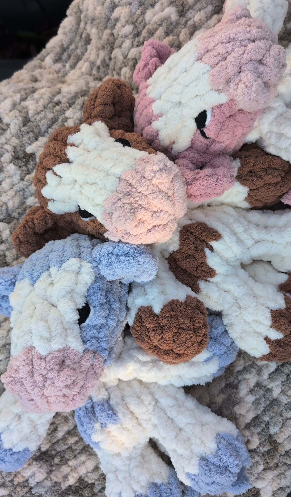 Chunky Knit Cow Snuggler