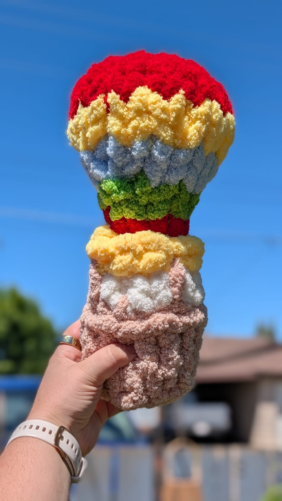 Chunky Knit Hot Air Balloon