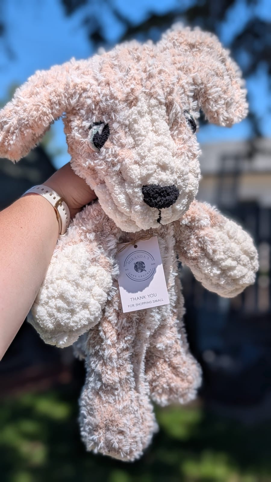 Chunky Knit Puppy Snuggler